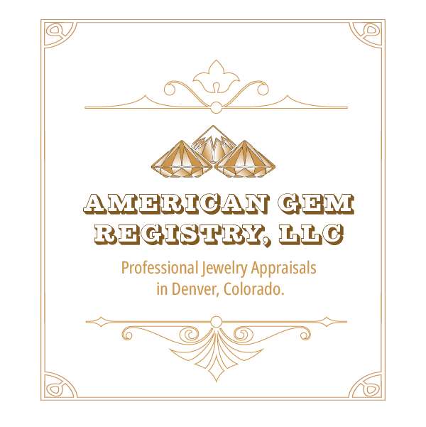 American Gem Registry Square Logo with White Background