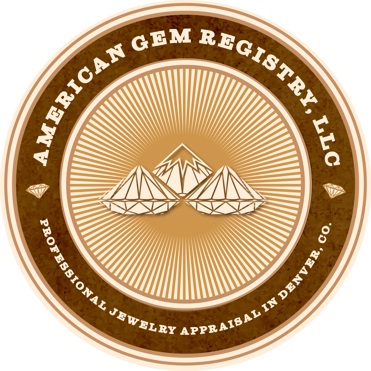 The American Gem Registry Circle Logo